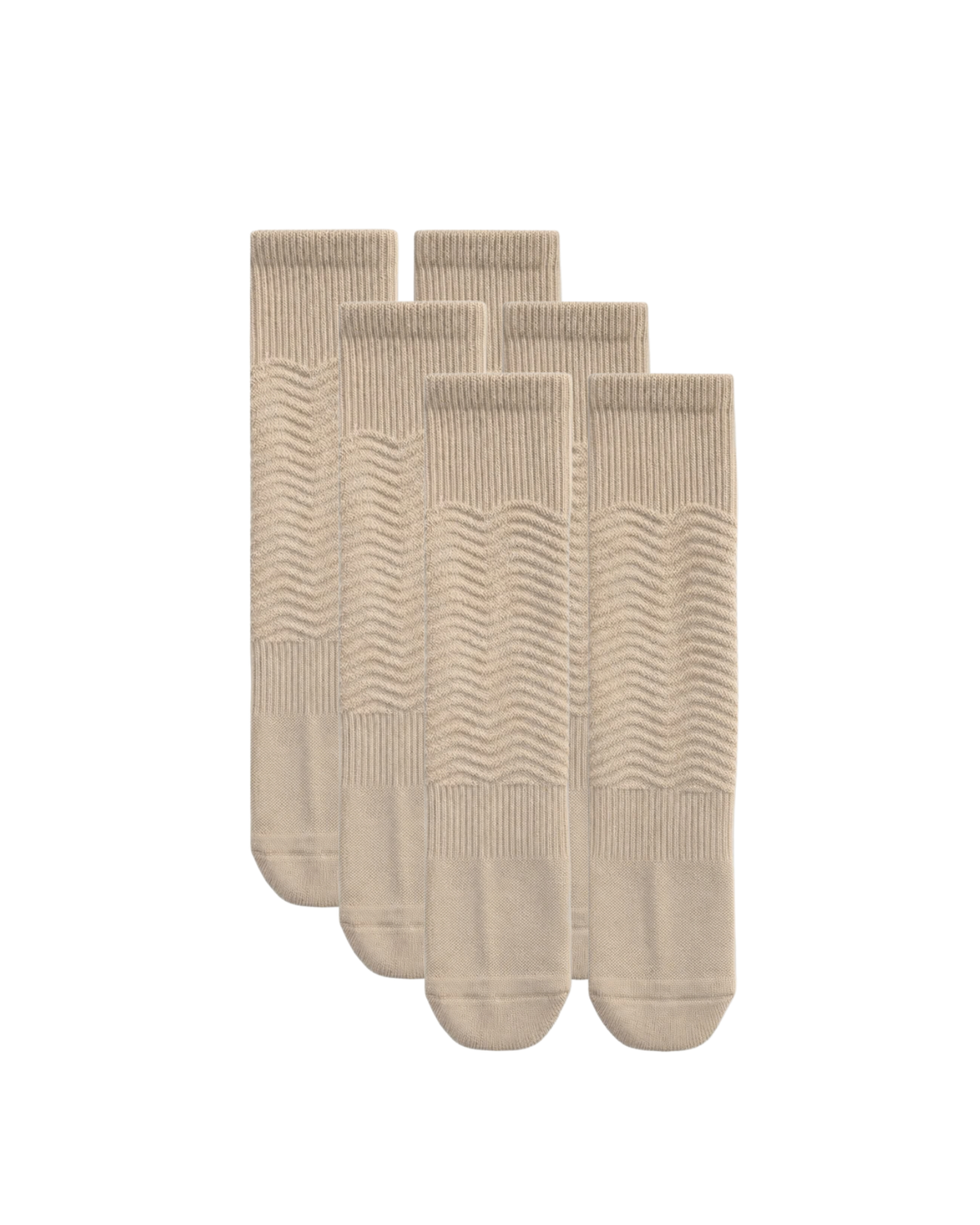 Adaptives - Beige Socks 3-Pack