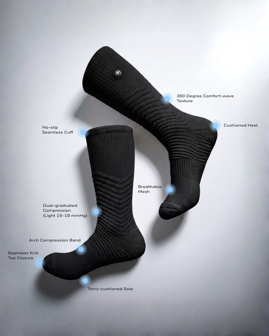Adaptives - Black Socks