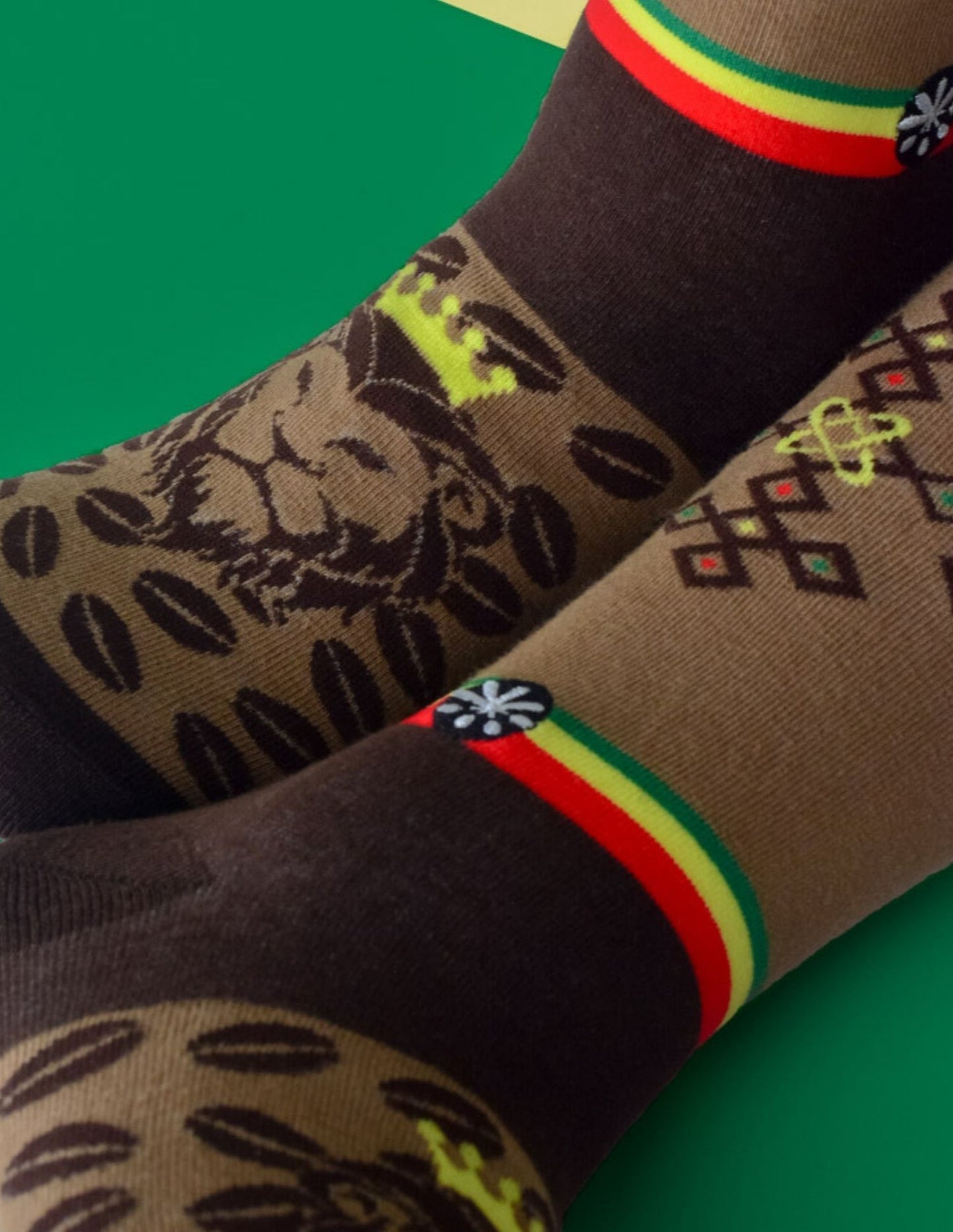 Designing socks inspired by symbolic cultural elements in Africa. All socks aren’t created the same. Shop from our line of combed cotton and Egyptian cotton socks for both men and women. Refresh your wardrobe with some colorful African print dress socks and sport socks.