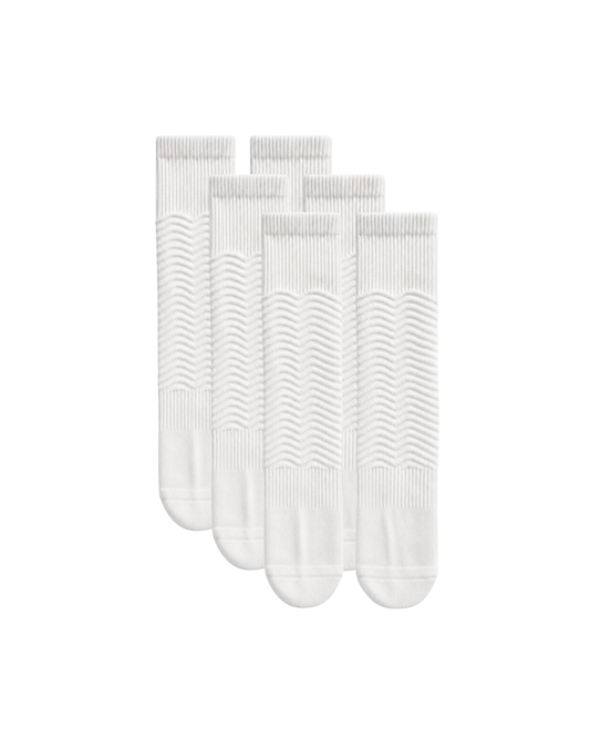 Adaptives - White Socks 3-Pack