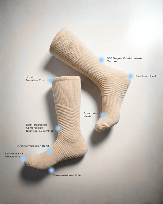 Adaptives - Beige Socks