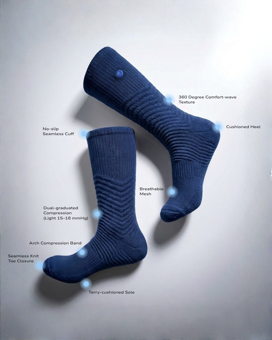 Adaptives - Navy Blue Socks