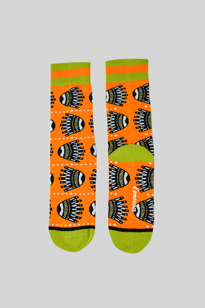 Designing socks inspired by symbolic cultural elements in Africa. All socks aren’t created the same. Shop from our line of combed cotton and Egyptian cotton socks for both men and women. Refresh your wardrobe with some colorful African print dress socks.