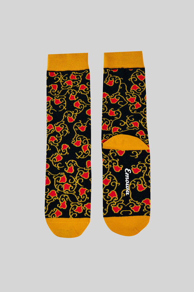 Designing socks inspired by symbolic cultural elements in Africa. All socks aren’t created the same. Shop from our line of combed cotton and Egyptian cotton socks for both men and women. Refresh your wardrobe with some colorful African print dress socks.